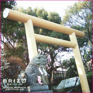 堀越神社の鳥居建立記念式典に参列